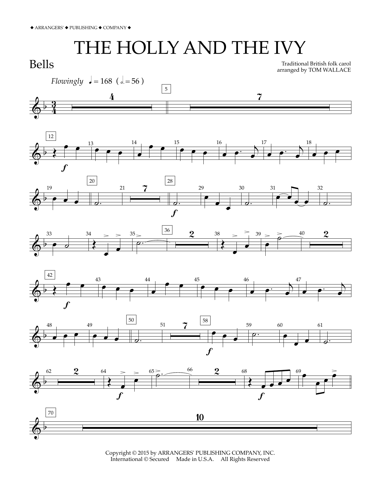 Product gallery: Page 1 of 1 The Holly and the Ivy - Bells, Tom Wallace