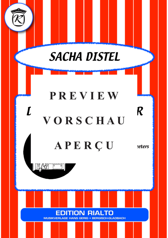 gallery: Der Platz neben mir , Distel, Sacha, (Melodie-Stimmen in C/B/Es)