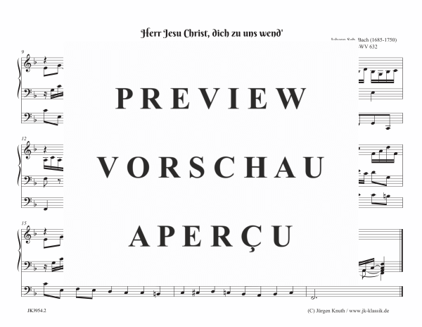 gallery: Herr Jesu Christ, dich zu uns wend´ BWV 632, , (Orgel Solo)