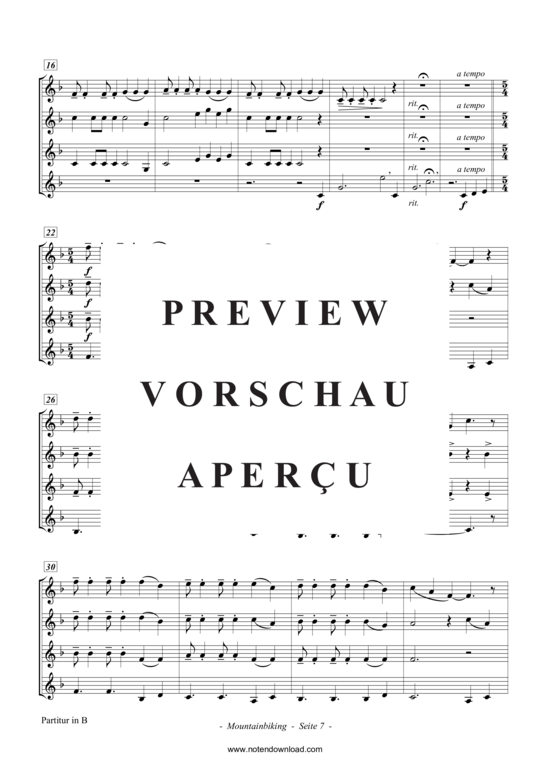 Produktgalerie: Seite 8 von 21 Mountainbiking , , (Trompeten-Quartett)