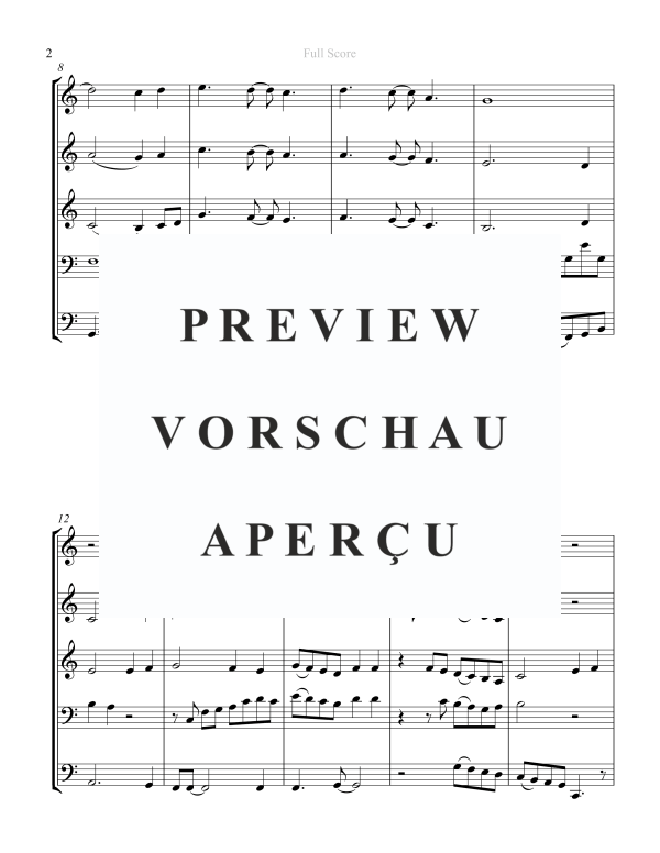 Produktgalerie: Seite 4 von 11 Sweet By and By, , Blechbläser Quintett
