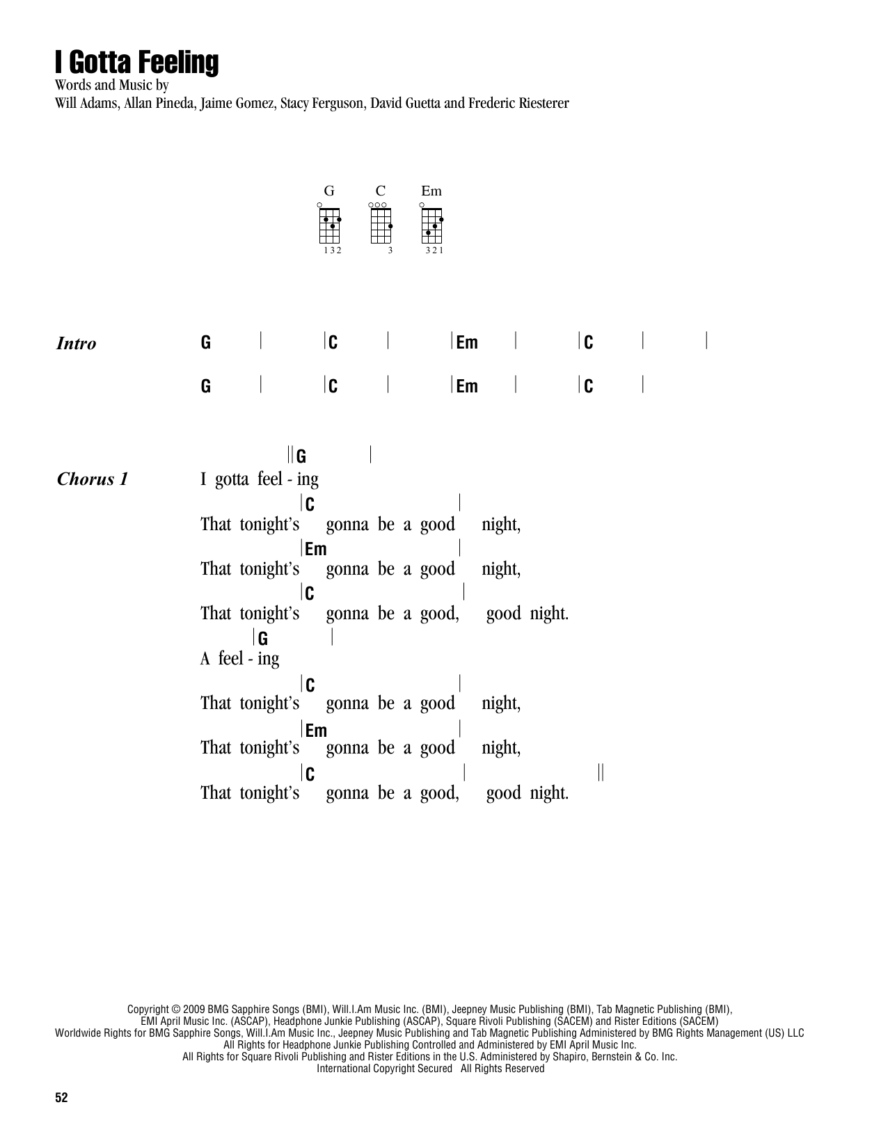 Product gallery: Page 1 of 1 I Gotta Feeling, The Black Eyed Peas