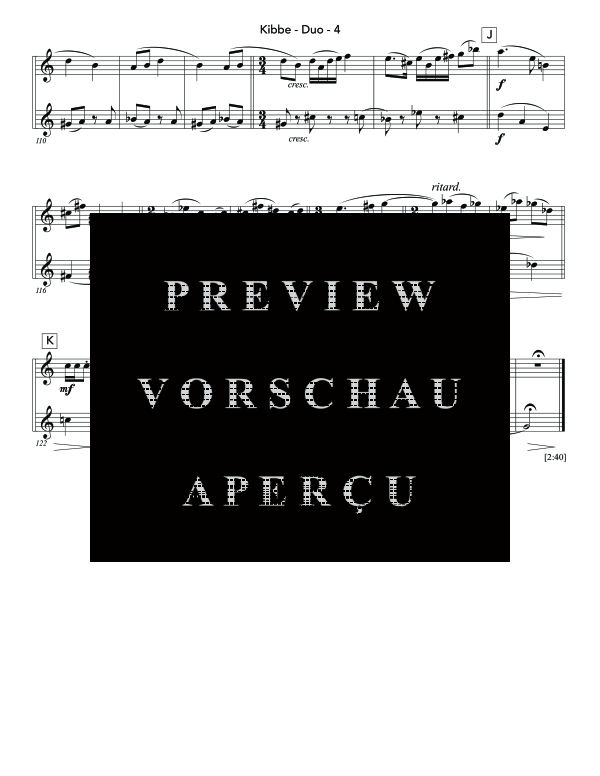 Produktgalerie: Seite 8 von 11 Duo, Op. 105, , (Blechbläser Duo Trompete in B und Horn in F)