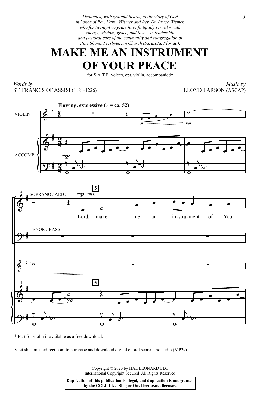 Produktbild zu: Make Me An Instrument Of Your Peace