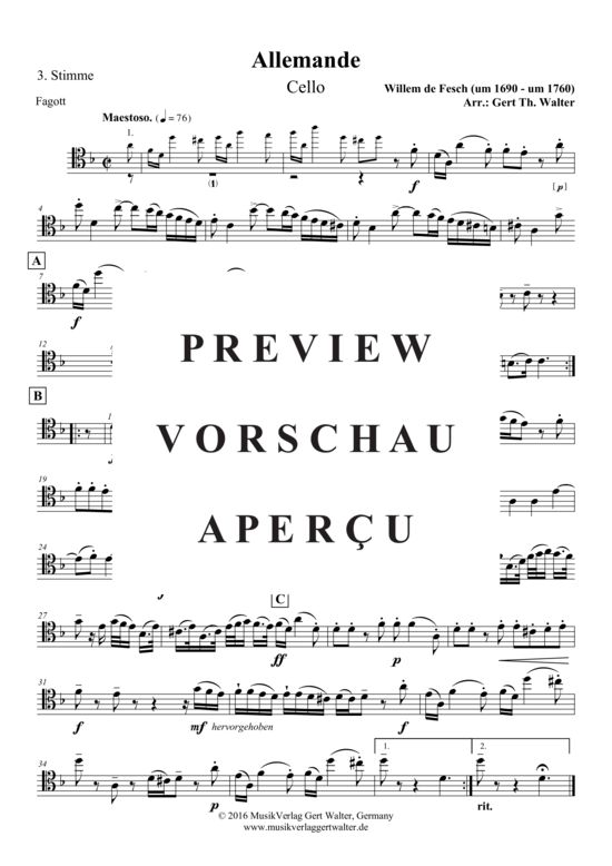 Produktgalerie: Seite 19 von 21 Allemande , , (Quintett flexible Besetzung)