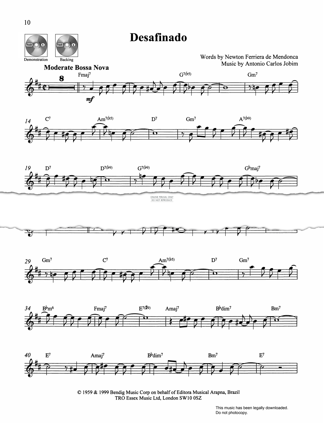 gallery: Desafinado (Slightly Out Of Tune), Antonio Carlos Jobim