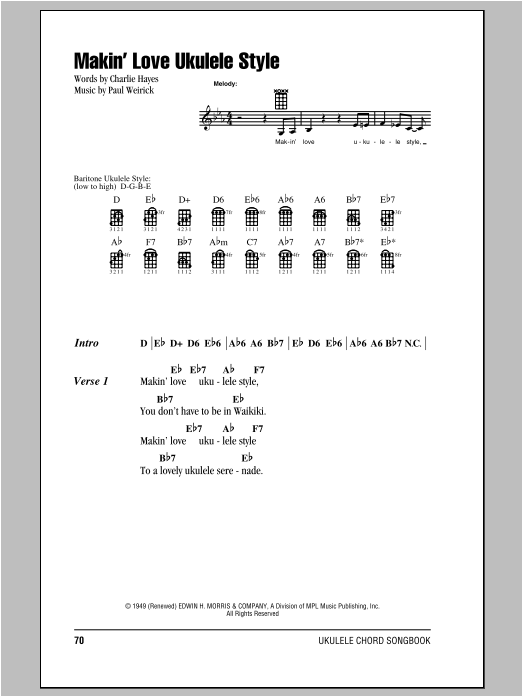 Product gallery: Page 1 of 1 Makin' Love Ukulele Style, Paul Weirick