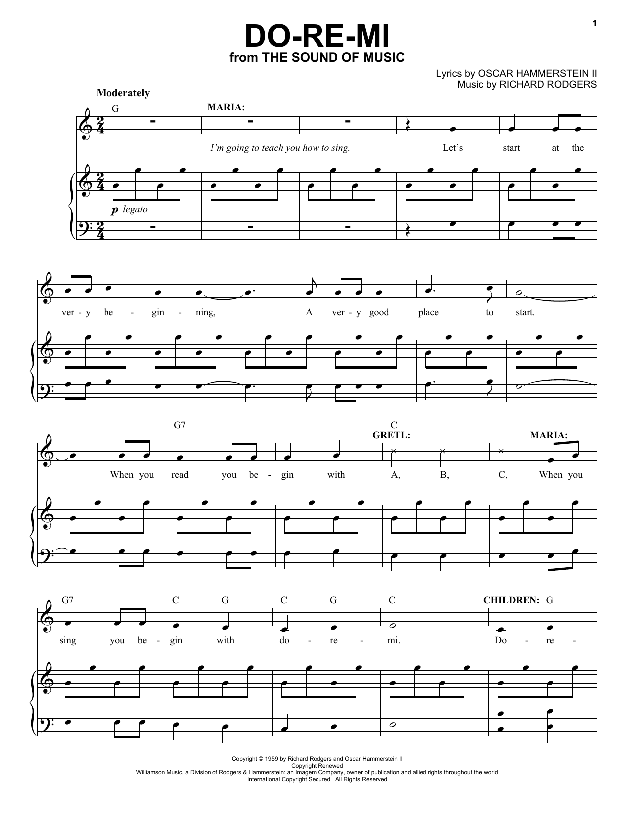 Product picture to: Do-Re-Mi (from The Sound of Music)