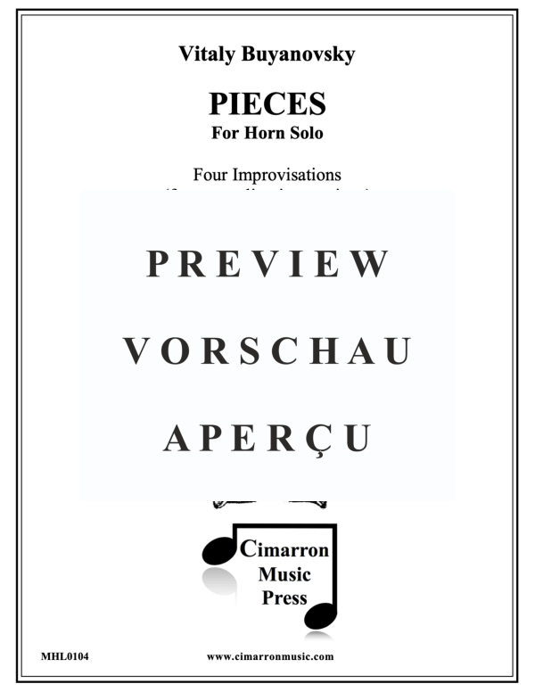 Produktgalerie: Seite 2 von 11 Pieces - Four Improvisations, , Horn in F
