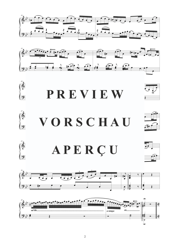 Produktgalerie: Seite 3 von 11 Cembalo Sonate Nr. 4 in G-Moll Op.1, , Cembalo/Klavier Solo