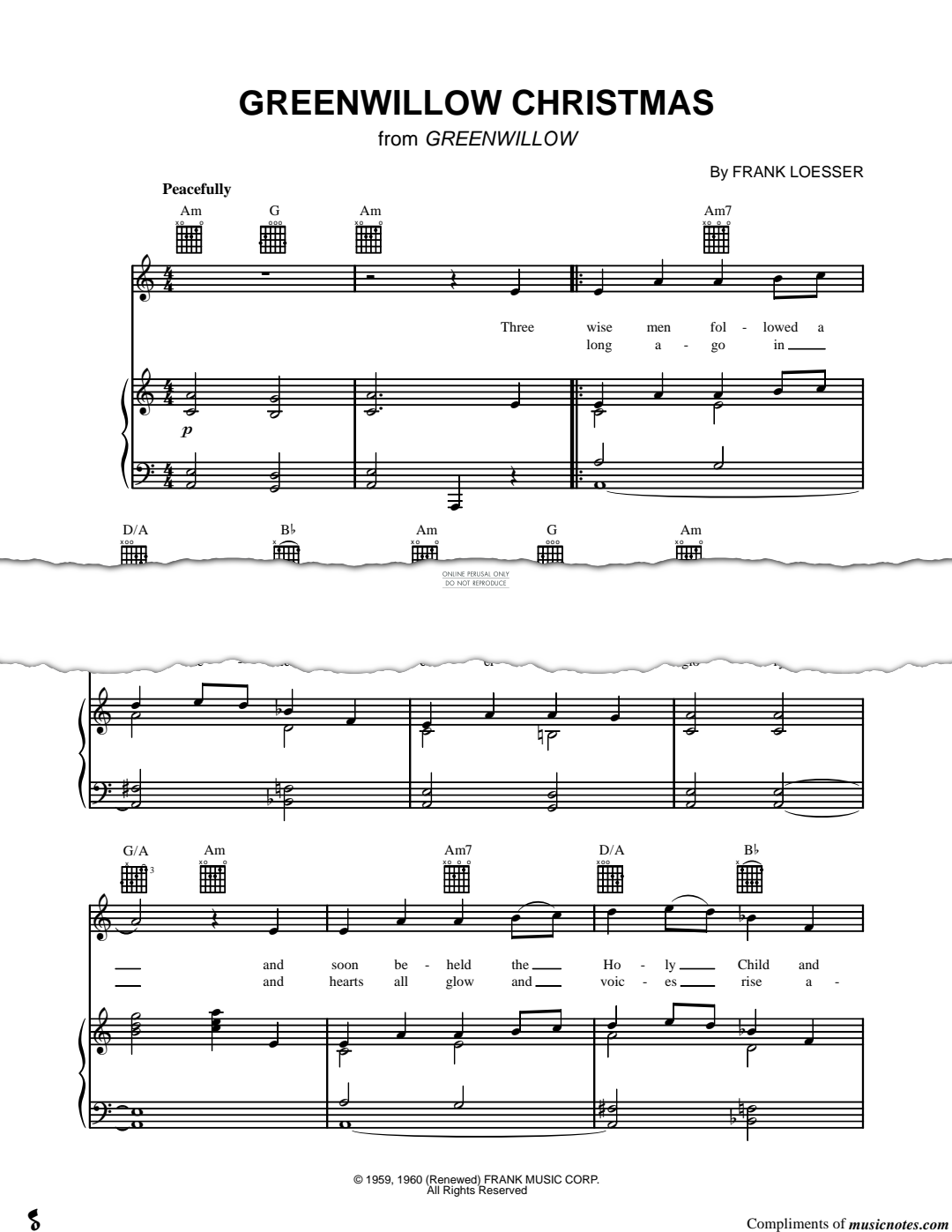 gallery: Greenwillow Christmas (from 'Greenwillow'), Frank Loesser