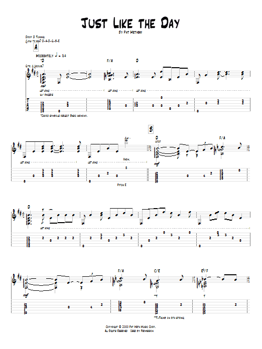 Product gallery: Page 1 of 1 Just Like The Day, Pat Metheny
