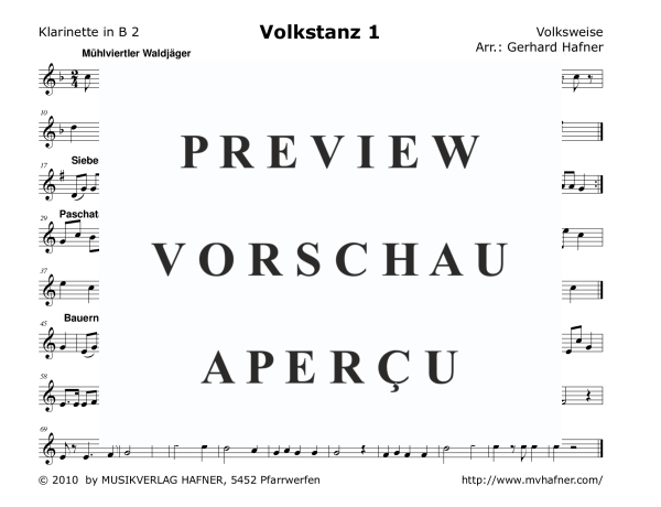 Product gallery: Page 10 of 11 Volkstanz Sammlung 1, , (Mixed ensemble woodwind and brass)