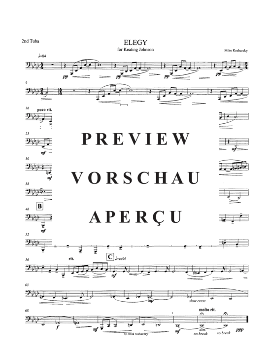 Product gallery: Page 20 of 20 Elegy , , (Tuba Quintet EEETT)