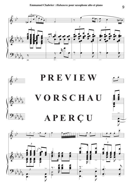 Product gallery: Page 10 of 16 Habanera , , (alto saxophone + piano)