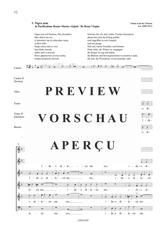 Produktgalerie: Seite 2 von 6 Nigra sum, , Gemischter Chor 5-stimmig