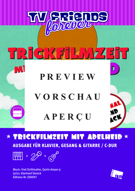 Produktgalerie: Seite 2 von 6 Trickfilmzeit mit Adelheid, , Klavier und Gesang