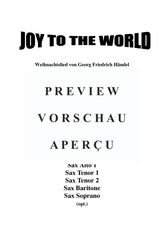 gallery: Joy To The World, , Saxophonquintett AATTB