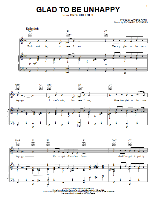 Produktbild zu: Glad To Be Unhappy