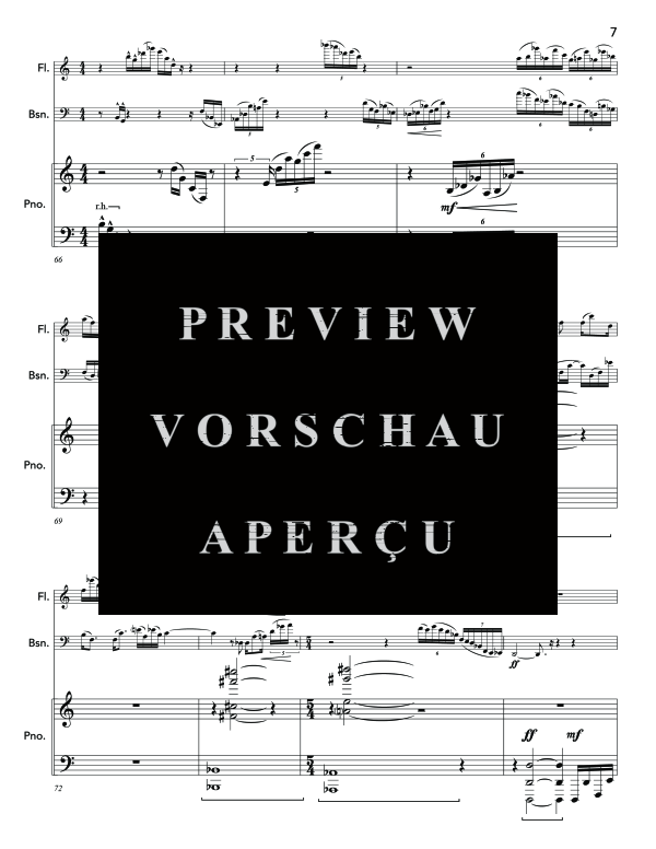 Produktgalerie: Seite 11 von 11 Inflection Points, , (Trio Querflöte, Fagott und Klavier)