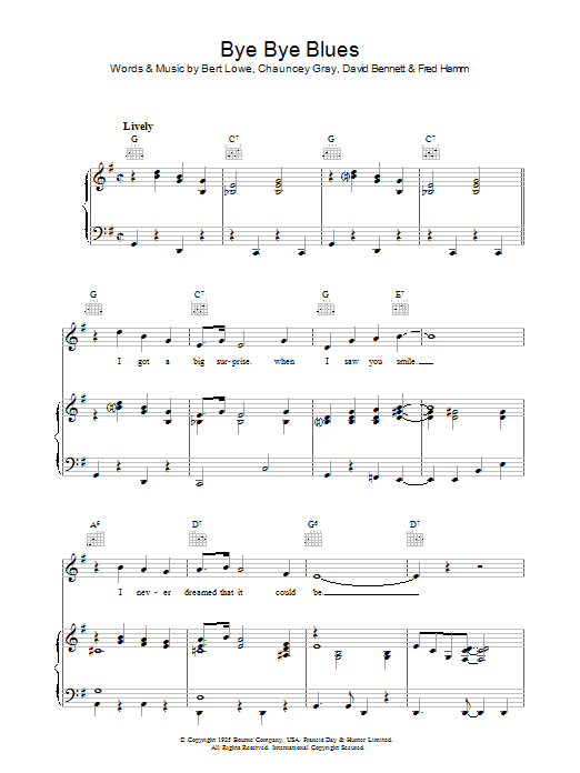 Produktbild zu: Bye Bye Blues