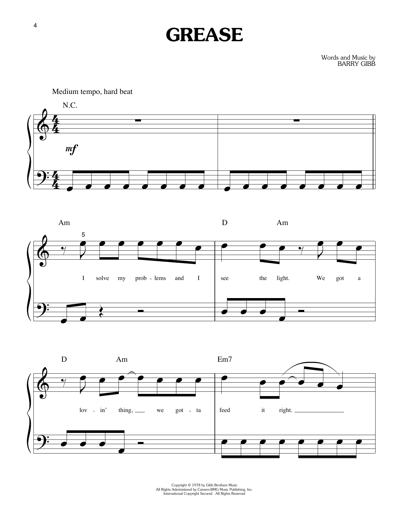 Produktgalerie: Seite 1 von 1 Grease, Frankie Valli, Klavier