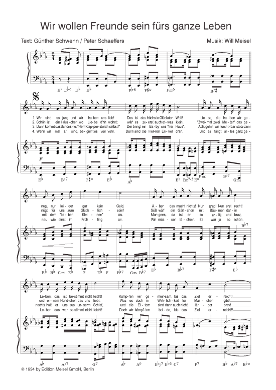 Produktbild zu: Wir wollen Freunde sein fürs ganze LebenEric Helgar