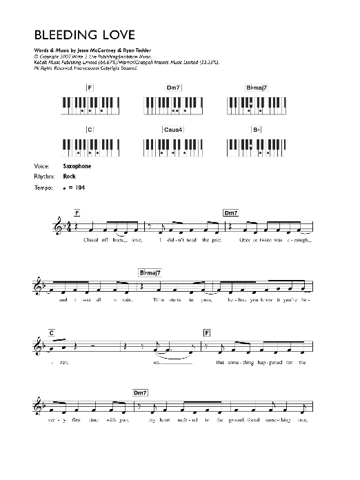 Produktbild zu: Bleeding Love