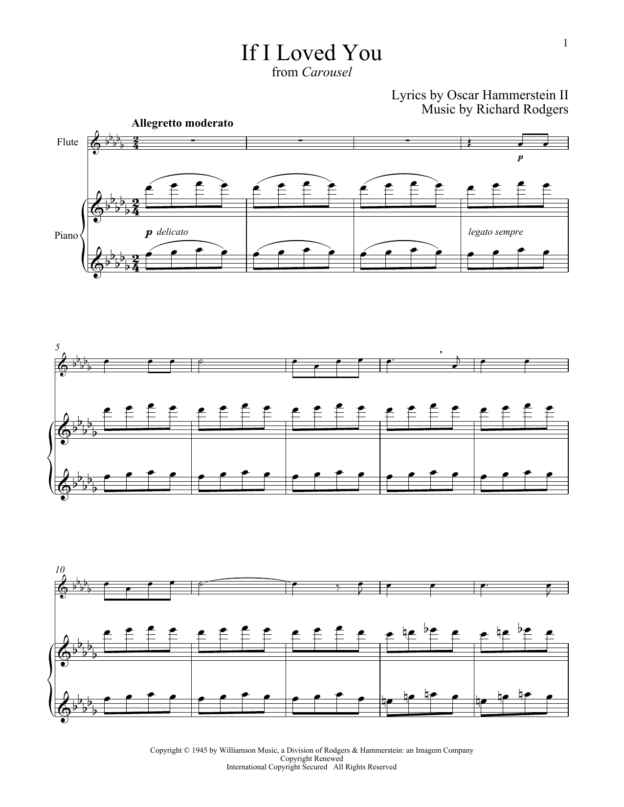 Product picture to: If I Loved You (from Carousel)