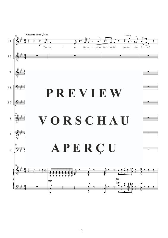 Produktgalerie: Seite 7 von 11 I Lombardi - (Act1-II) Qui nel luogo santo e pio, , Gemischter Chor und Klavier