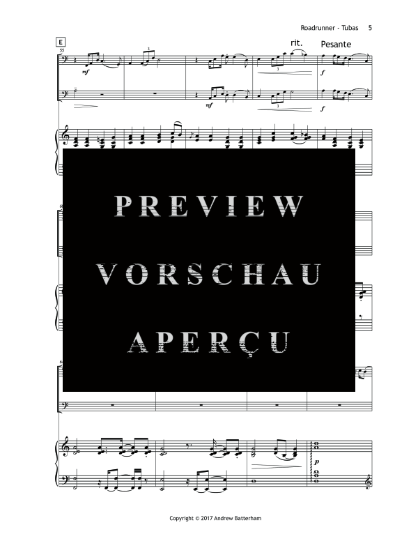 Produktgalerie: Seite 9 von 11 Roadrunner, , (2x Tuba und Klavier)