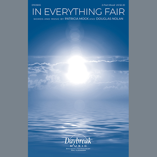 cover: In Everything Fair, Patricia Mock and Douglas Nolan, Chor
