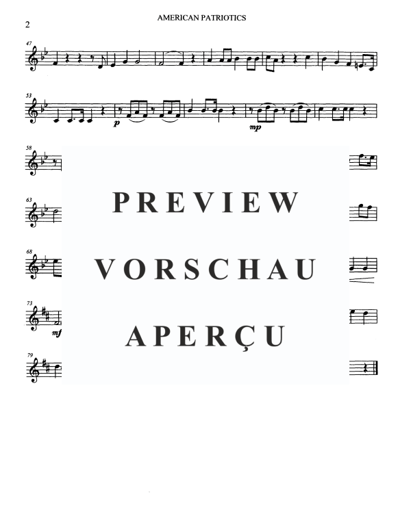 Produktgalerie: Seite 10 von 11 American Patriotics, , Blechbläser Quartett