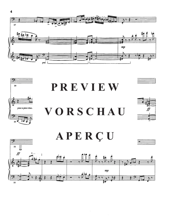 Produktgalerie: Seite 8 von 21 Deformation IV , , (Tuba + Klavier)