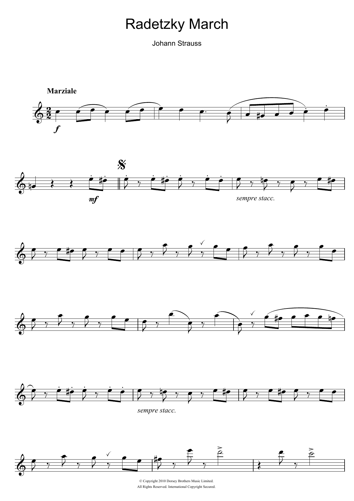 Product gallery: Page 1 of 1 Radetzky March Op. 228, Johann Strauss