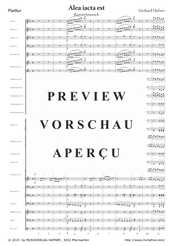 Product gallery: Page 6 of 11 Alea iacta est, , (large wind orchestra)