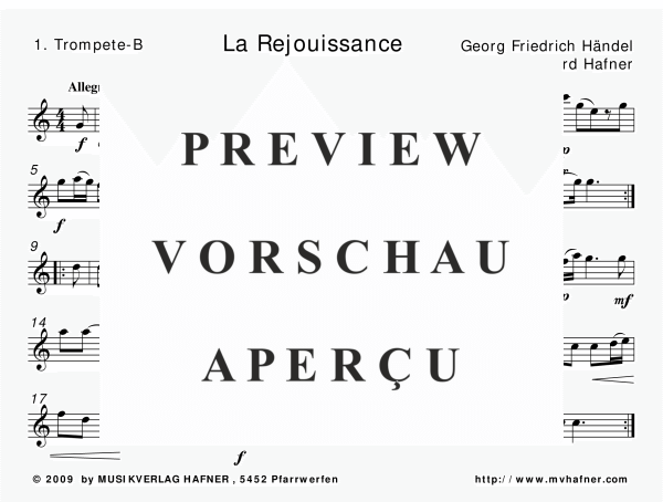 gallery: Feuerwerksmusik - La Réjouissance, , (Blechbläser Ensemble)