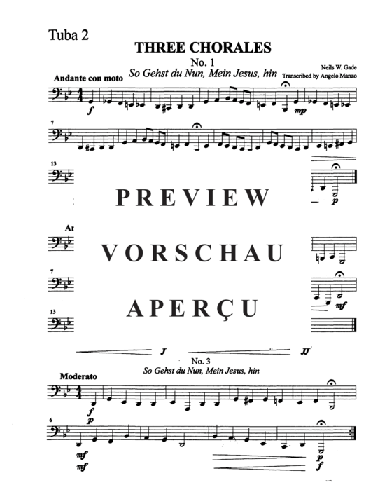 Product gallery: Page 10 of 10 Three Chorales , , (Tuba Quartett EETT)