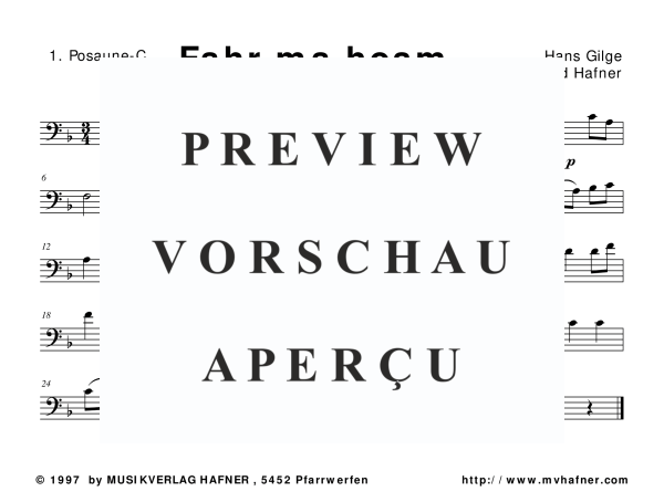gallery: Fahr ma hoam, , (Blechbläser Ensemble)