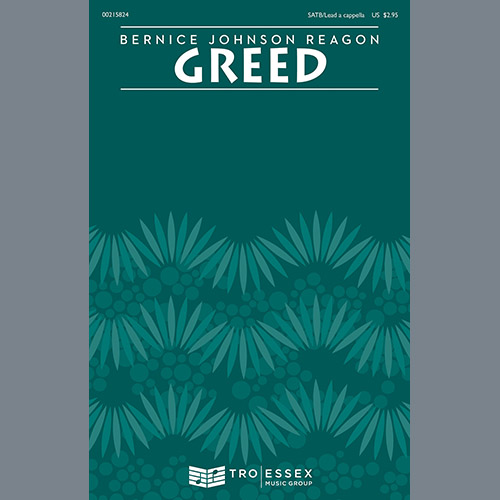 cover: Greed, Bernice Johnson Reagon, Chor