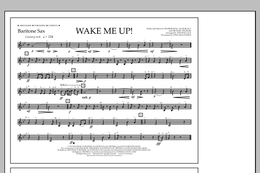 Produktbild zu:  Wake Me Up! - Baritone Sax - Tom Wallace