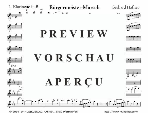 Product gallery: Page 11 of 11 Bürgermeister-Marsch, , (large wind orchestra)