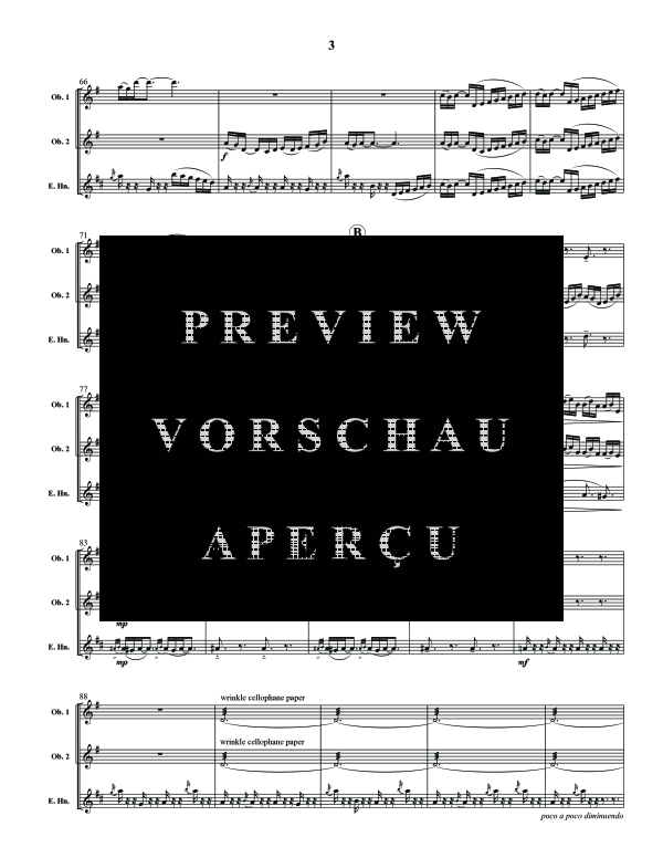 Product gallery: Page 8 of 11 Three Miniatures, , (woodwind trio 2x oboe and cor anglais)