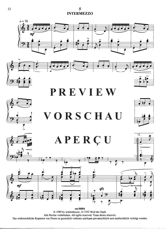 Product gallery: Page 15 of 21 Neun Nostalgien , , Piano Solo