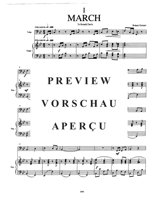 Produktgalerie: Seite 3 von 48 Tuba Suite , , (Tuba + Klavier)
