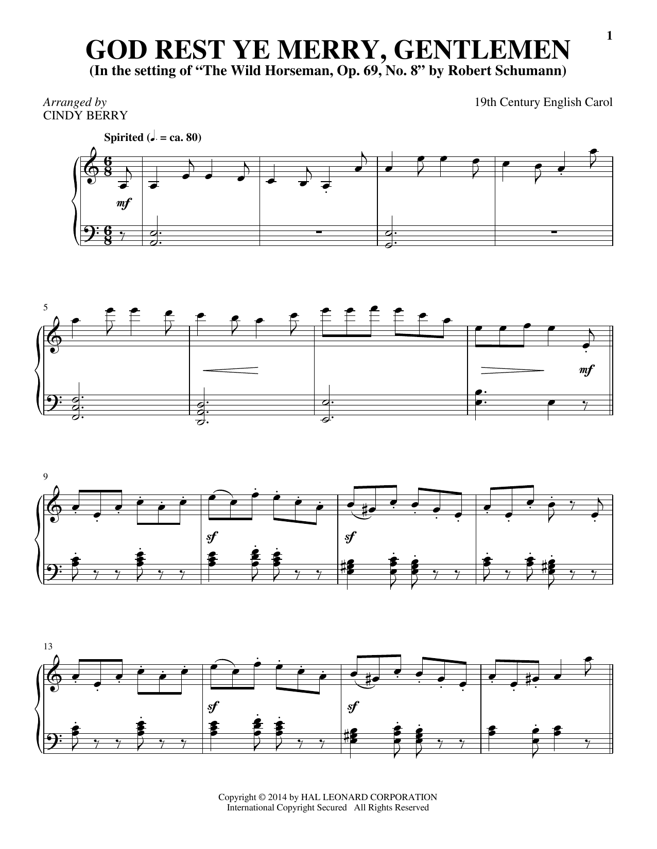 Produktbild zu: God Rest Ye Merry, Gentlemen