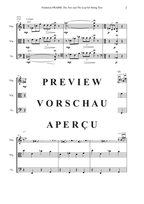 Produktgalerie: Seite 4 von 21 The Tree and the Leaf , , (Violine, Viola, Cello)