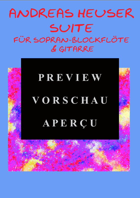 gallery: Suite, , Sopran Blockflöte/Querflöte/Violine und Gitarre