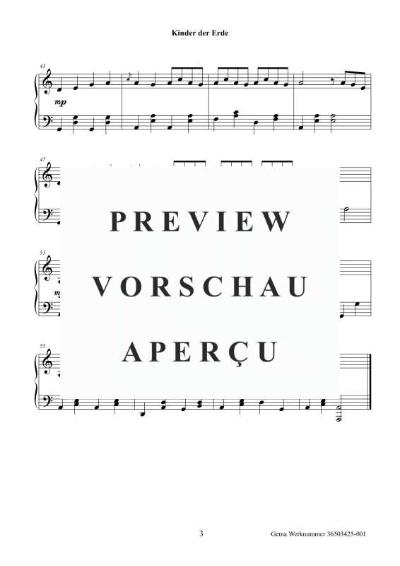 gallery: Kinder der Erde, , (Solo for hook or folk harp / piano)