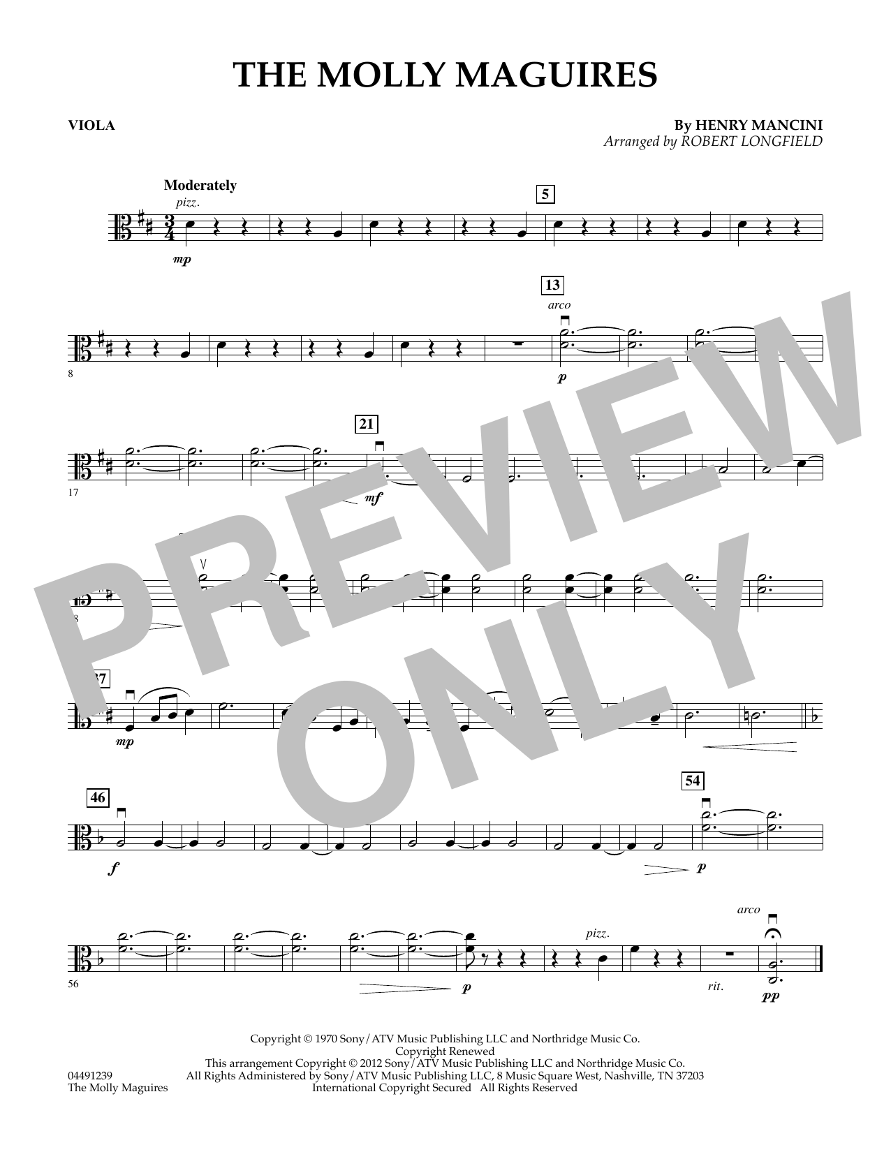 Product gallery: Page 1 of 1 The Molly Maguires - Viola, Robert Longfield